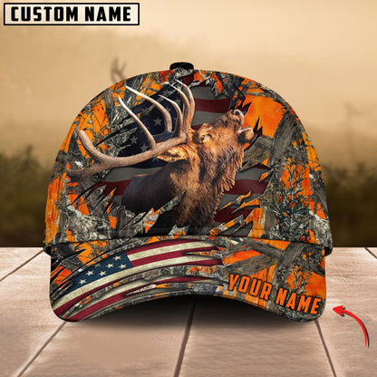 Frenzidea Premium Elk Hunting Personalized Cap