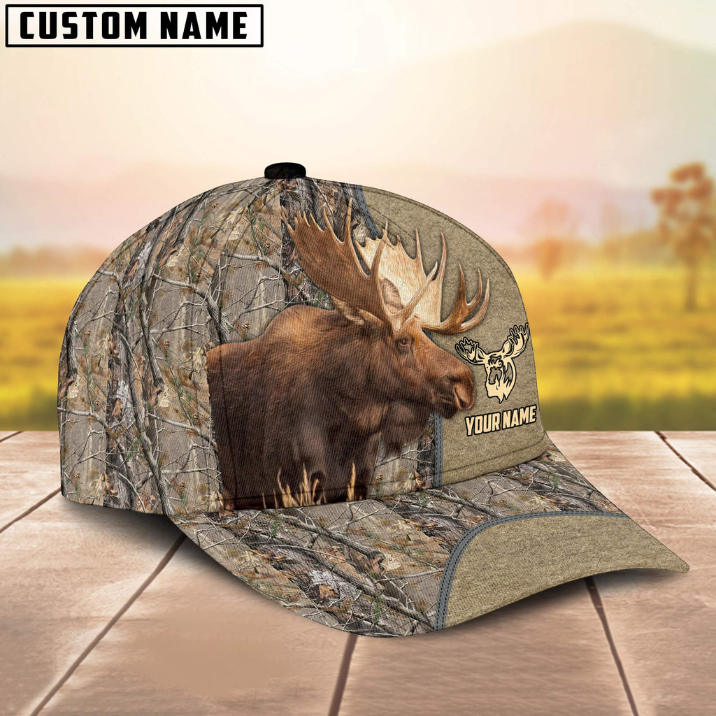 frenzidea Moose Hunting Classic Pattern 3D Personalized Cap