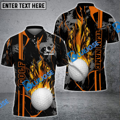 Frenzidea Golf Strike The Blood Customized Name, Team Name 3D Shirts ( 5 Colors )