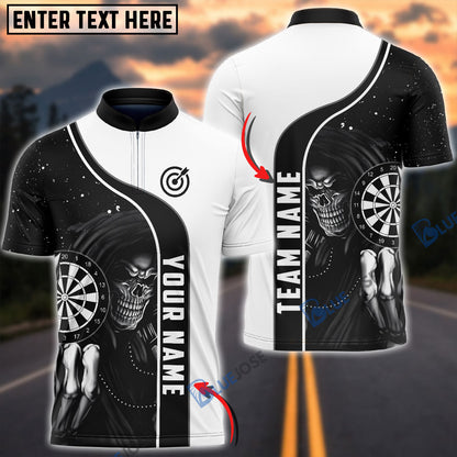 Frenzidea Dart Skull Personalized Name 3D Shirt