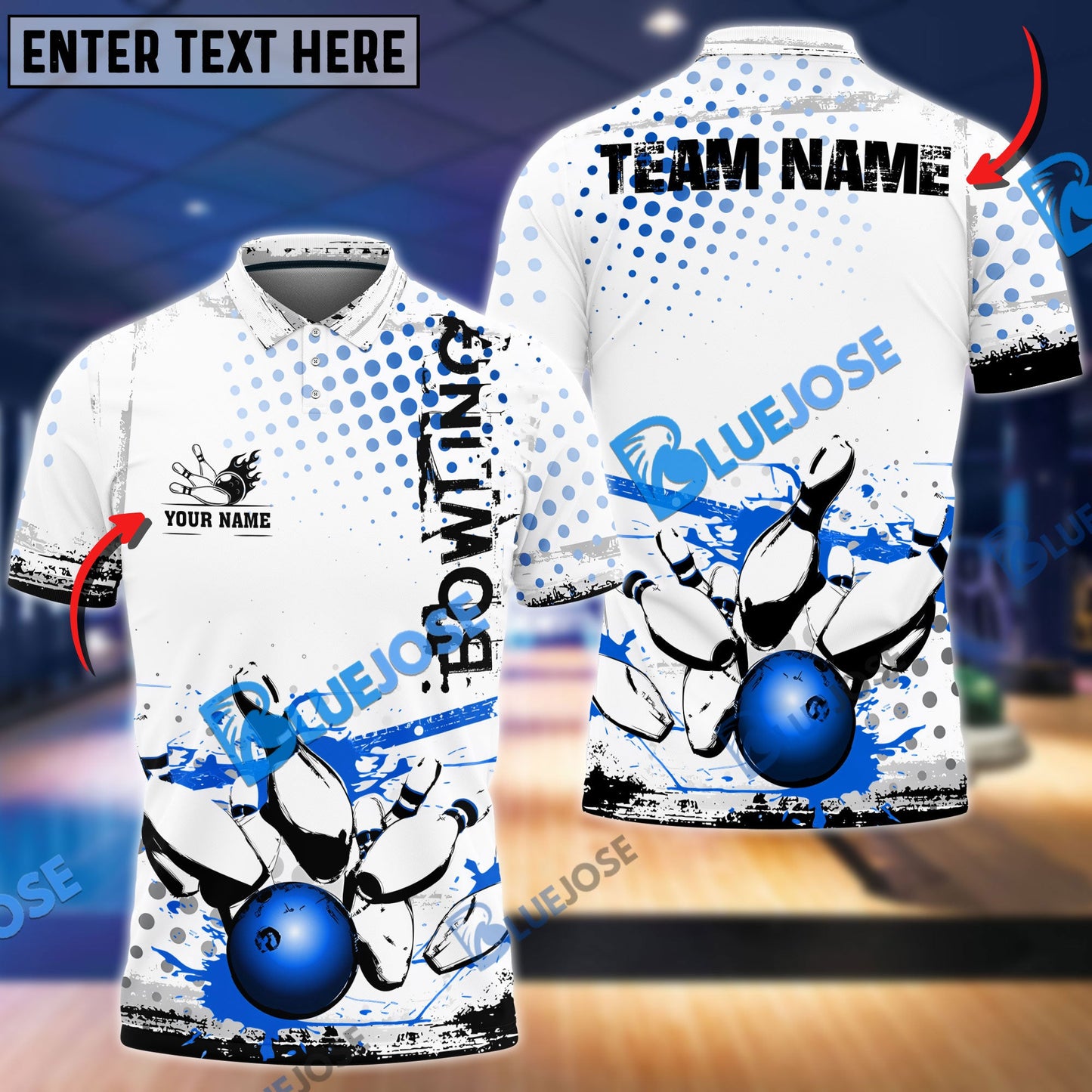 Frenzidea Bowling And Pins Back To The Time Customized Name 3D Shirt (4 Colors)