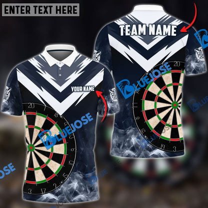 frenzidea Darts Fire Thunder Arrow Pattern Personalized Name, Team Name 3D Shirt (6 Colors)
