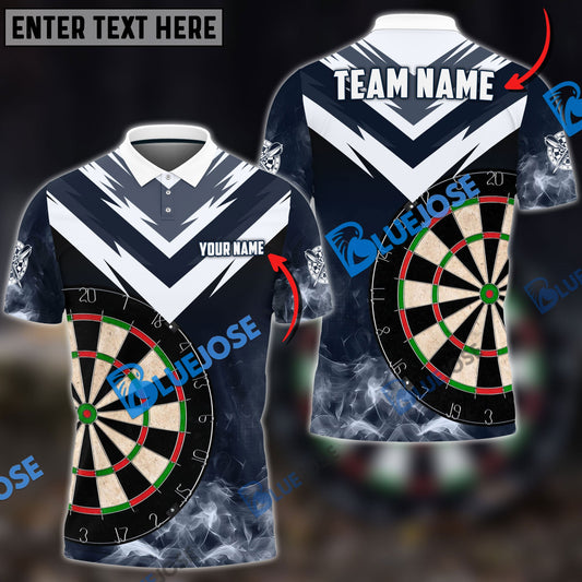 frenzidea Darts Fire Thunder Arrow Pattern Personalized Name, Team Name 3D Shirt (6 Colors)