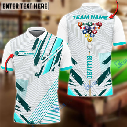 frenzidea Billiards Ball 8 Sport Tournament Personalized Name, Team Name Unisex Shirt ( 6 Colors )