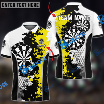 frenzidea Darts On Your Mark Personalized Name, Team Name 3D Shirt (4 Colors)