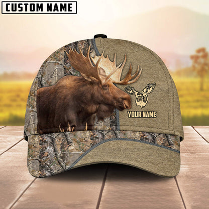 frenzidea Moose Hunting Classic Pattern 3D Personalized Cap