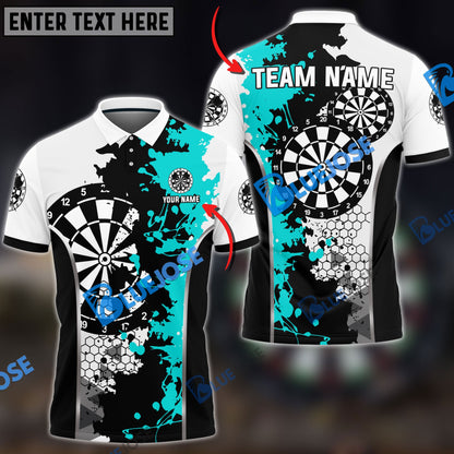 frenzidea Darts On Your Mark Personalized Name, Team Name 3D Shirt (4 Colors)