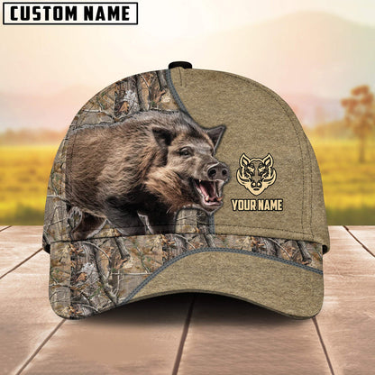 frenzidea Boar Hunting Classic Pattern 3D Personalized Cap