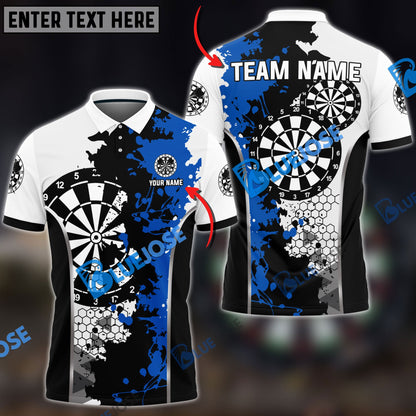 frenzidea Darts On Your Mark Personalized Name, Team Name 3D Shirt (4 Colors)