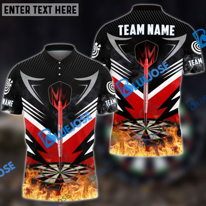 frenzidea Darts Dainsleif Flame Personalized Name, Team Name 3D Shirt (6 Colors)
