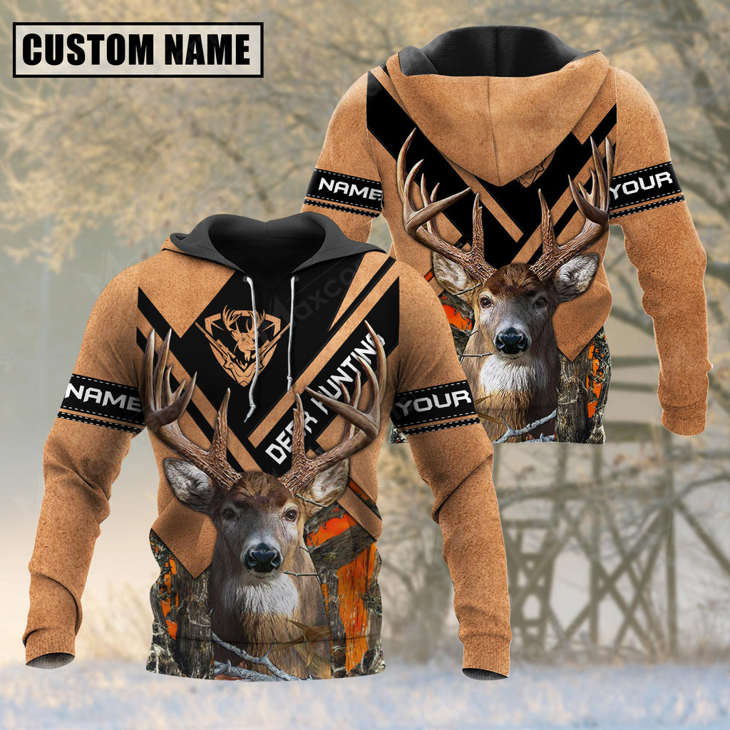 frenzidea Customized Name Premium Unique Cracked Deer Hunting 3D Shirt