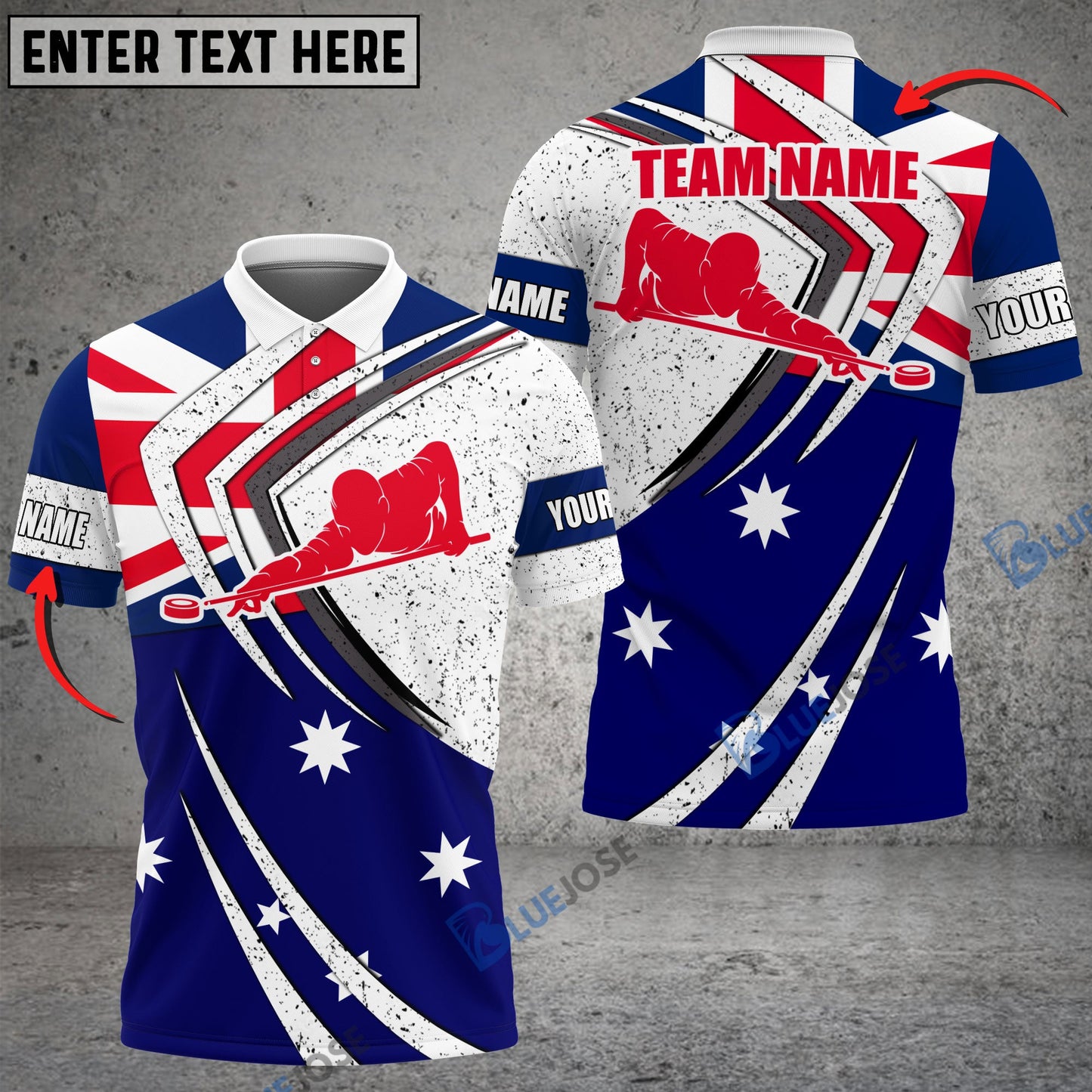 Frenzidea Personalized Name, Personalized Team UK Flag And Novuss Disk Shirt
