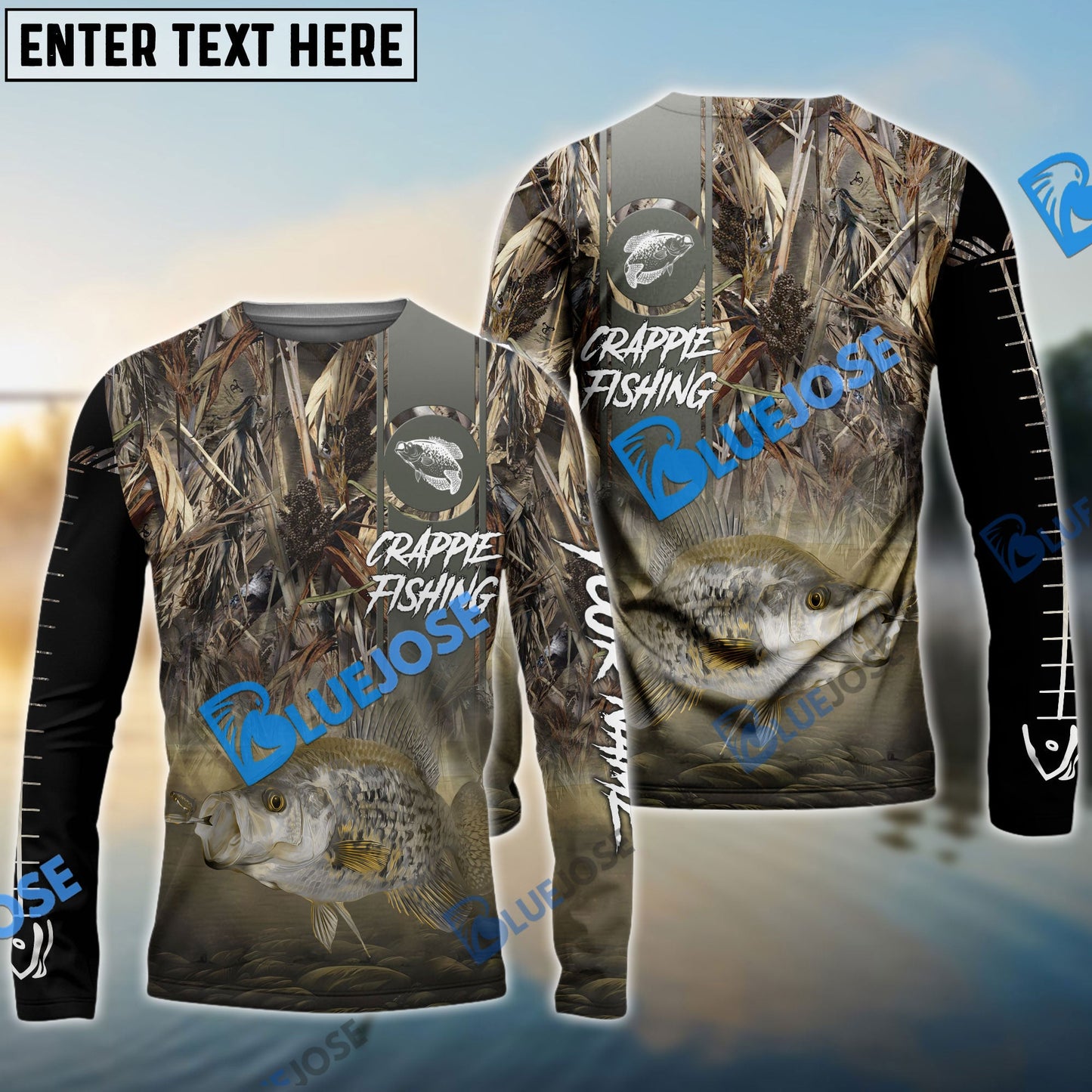 Frenzidea Customize Name Crappie Fishing Nature 3D Shirts