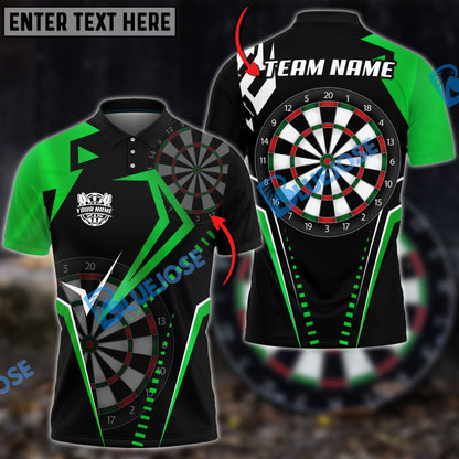 Frenzidea Darts Crazy Loop Personalized Name, Team Name 3D Shirt (4 Colors)