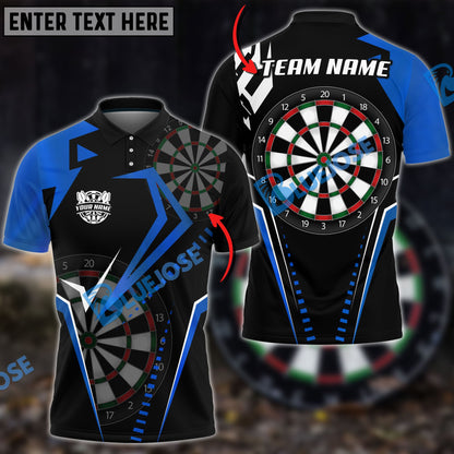 Frenzidea Darts Crazy Loop Personalized Name, Team Name 3D Shirt (4 Colors)