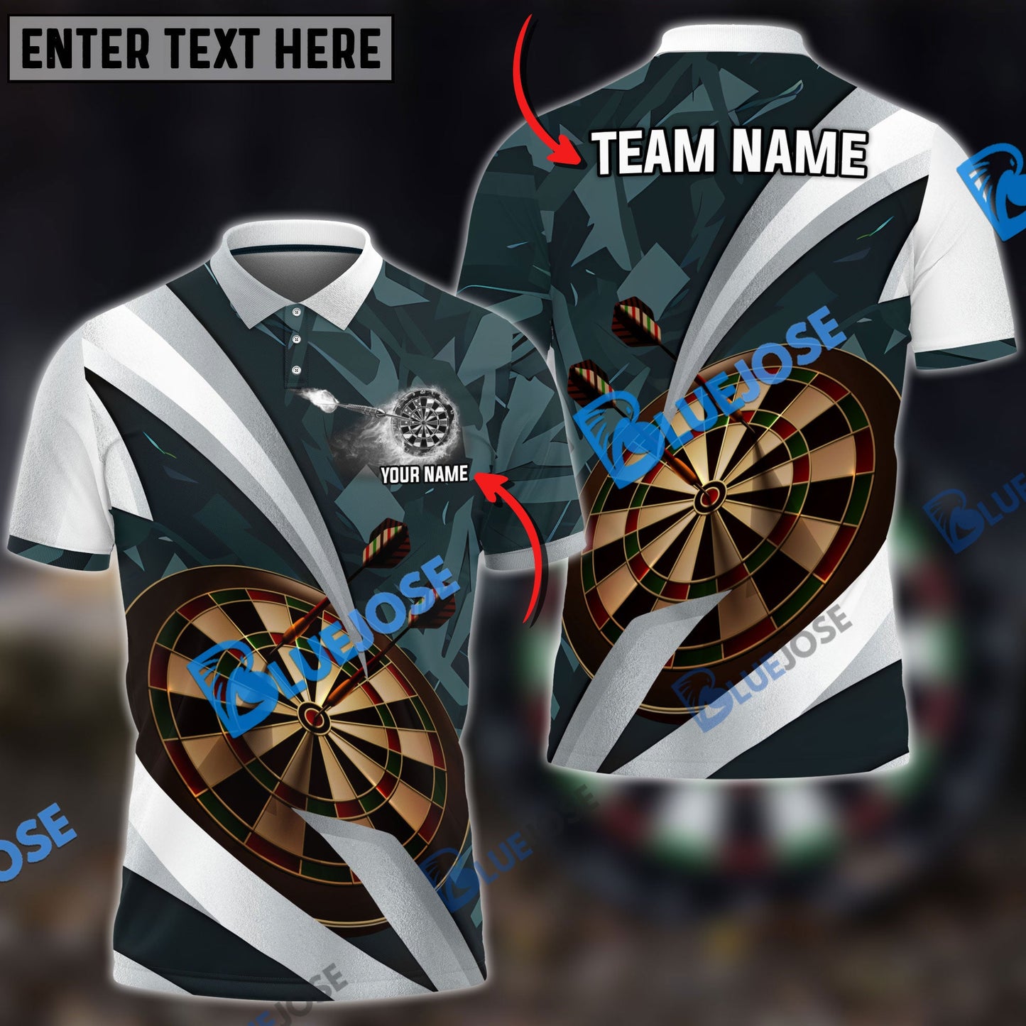 Frenzidea Blade Of Glory Darts Personalized Name, Team Name 3D Shirt ( 5 Colors)