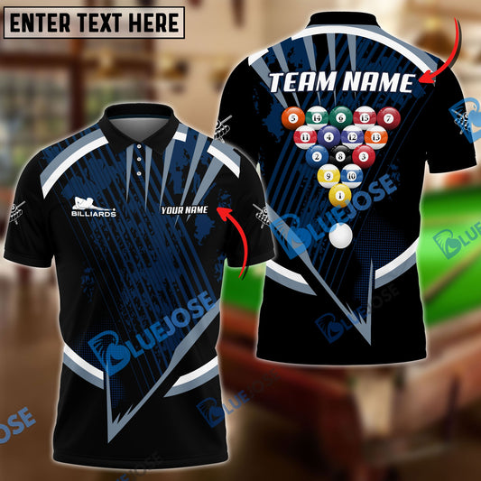 frenzidea Billiards Ball 8 Tournament Concept Personalized Name, Team Name Unisex Shirt ( 4 Colors )