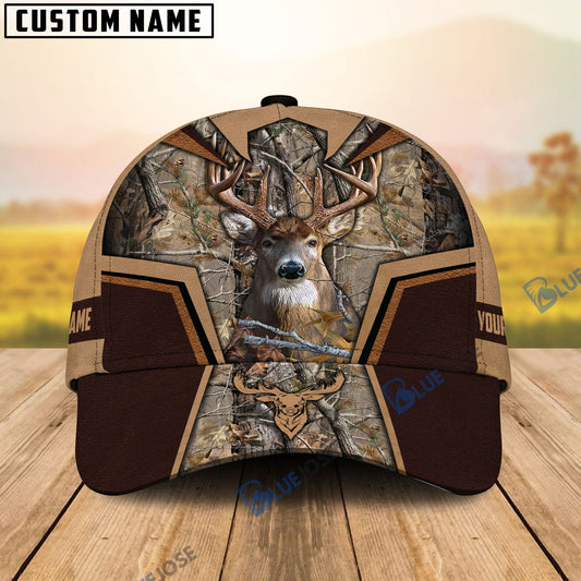 frenzidea Deer Hunting Premium Personalized Name Cap