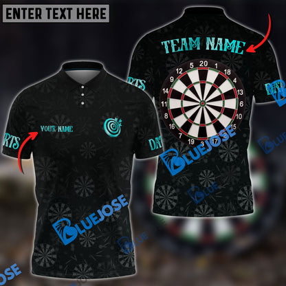 Frenzidea Darts Golden Time Personalized Name, Team Name 3D Shirt (4 Colors)
