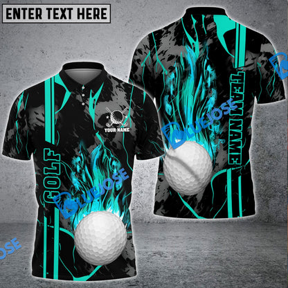 Frenzidea Golf Strike The Blood Customized Name, Team Name 3D Shirts ( 5 Colors )