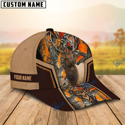 frenzidea Elk Hunting Premium Personalized Name Cap