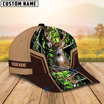 frenzidea Deer Hunting Premium Personalized Name Cap