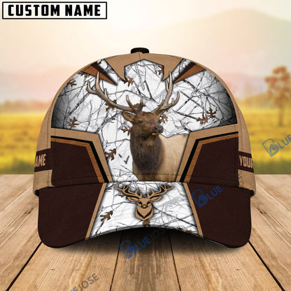 frenzidea Elk Hunting Premium Personalized Name Cap