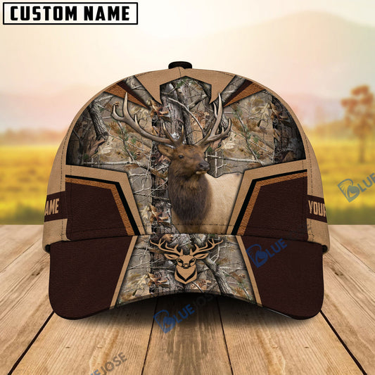 frenzidea Elk Hunting Premium Personalized Name Cap