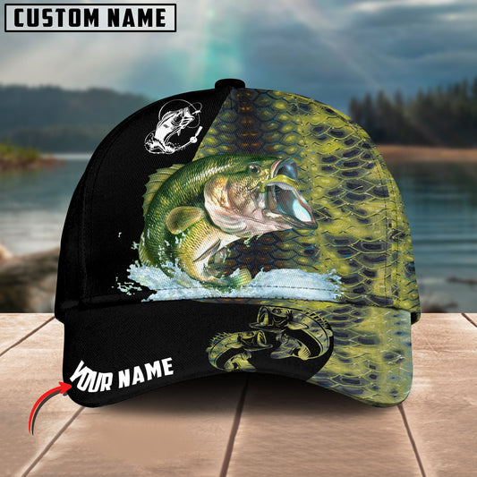 Frenzidea Personalized Bass Fishing Classic Cap