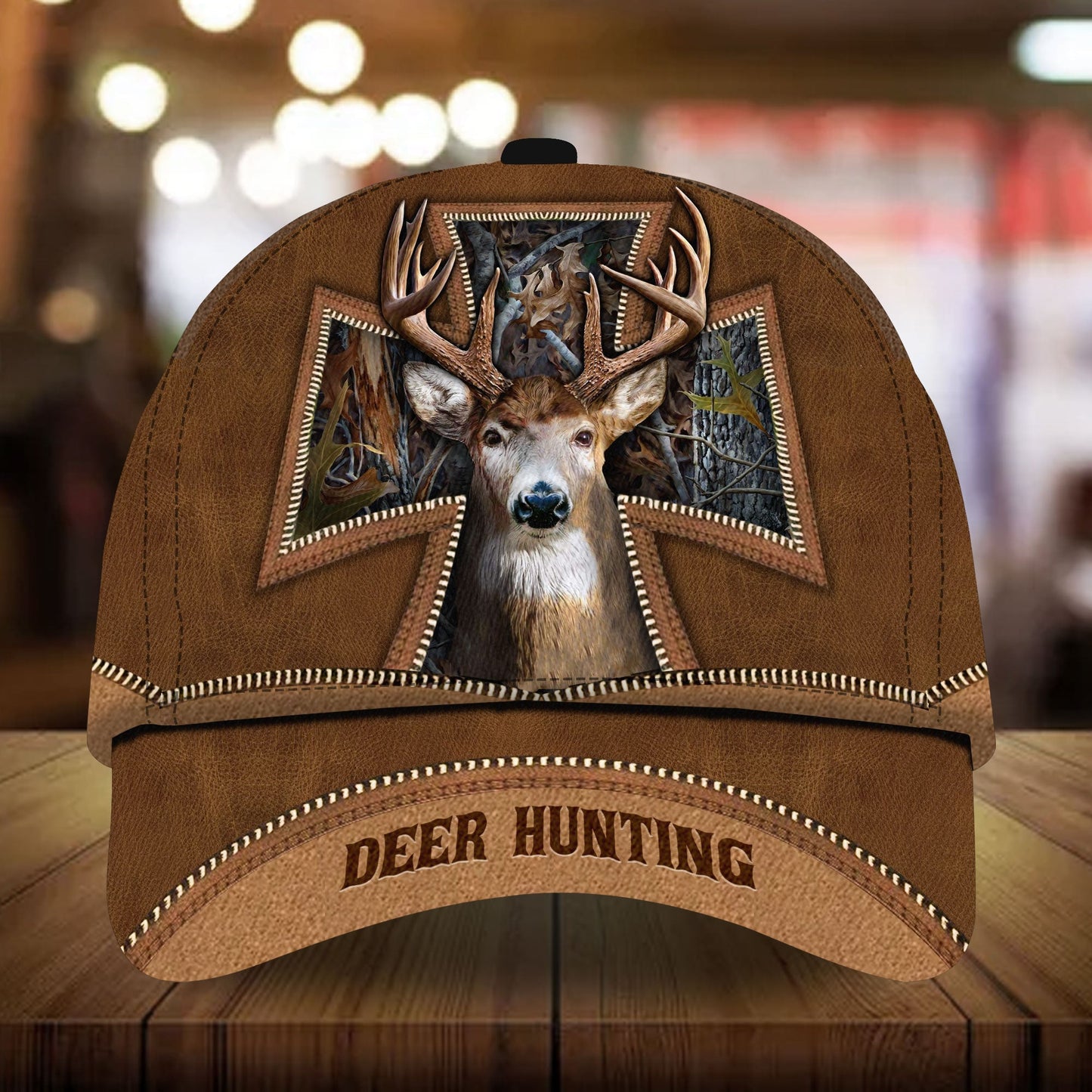 frenzidea Premium Cross Deer Hunting 3D Cap