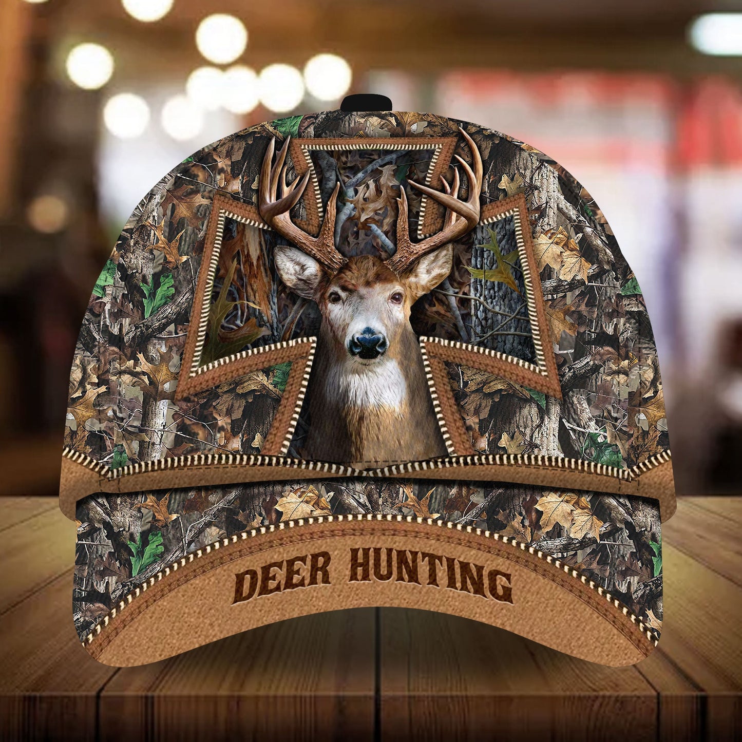 frenzidea Premium Cross Deer Hunting 3D Cap