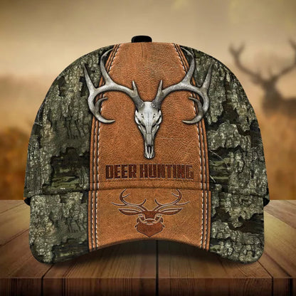 Frenzidea Premium Skull Deer Hunting Multicolor Personalized Cap