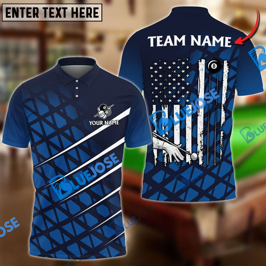 Frenzidea Billiards Ball 8 To The New America Personalized Name, Team Name Unisex Shirt ( 4 Colors )