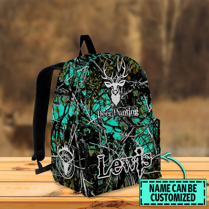 Frenzidea Deer Hunting Full Camo Name Personalized Backpack