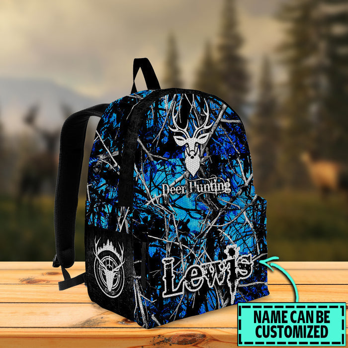 Frenzidea Deer Hunting Camo Name Personalized Backpack