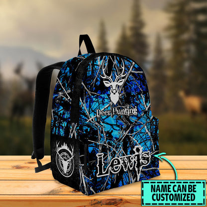 Frenzidea Deer Hunting Camo Name Personalized Backpack