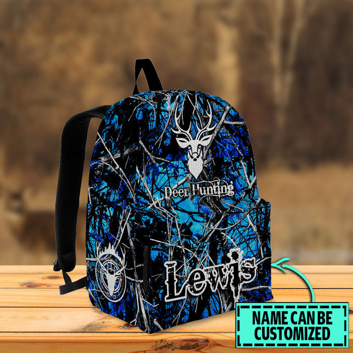 Frenzidea Deer Hunting Full Camo Name Personalized Backpack