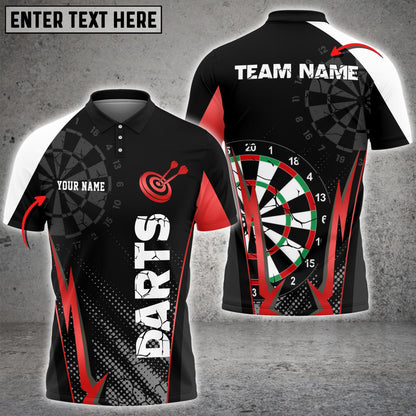 Frenzidea Darts Crack Personalized Name, Team Name 3D Shirt (4 Colors)