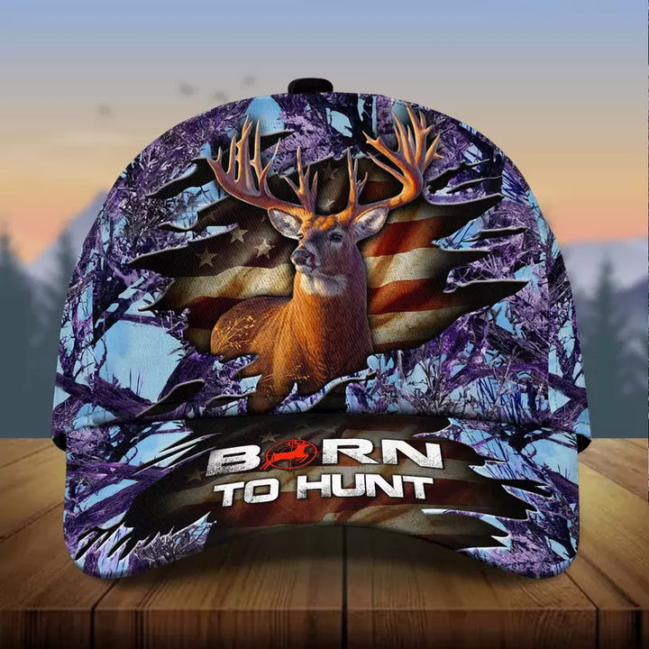 Frenzidea Premium Born To Hunt Deer Hunting Multicolor Cap