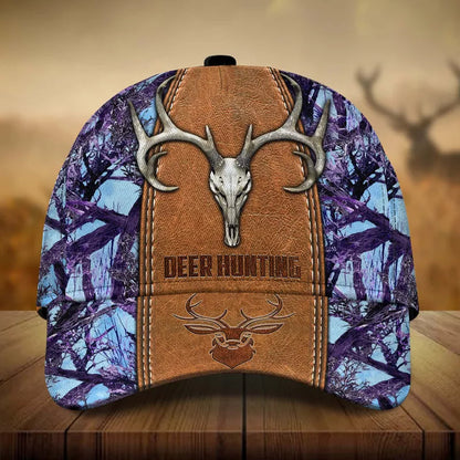 Frenzidea Premium Skull Deer Hunting Multicolor Personalized Cap