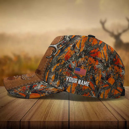 Frenzidea Premium Skull Deer Hunting Multicolor Personalized Cap