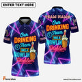 Frenzidea Bowling Drinking Team Bowling Problem Customized Name, Team Name 3D Shirt
