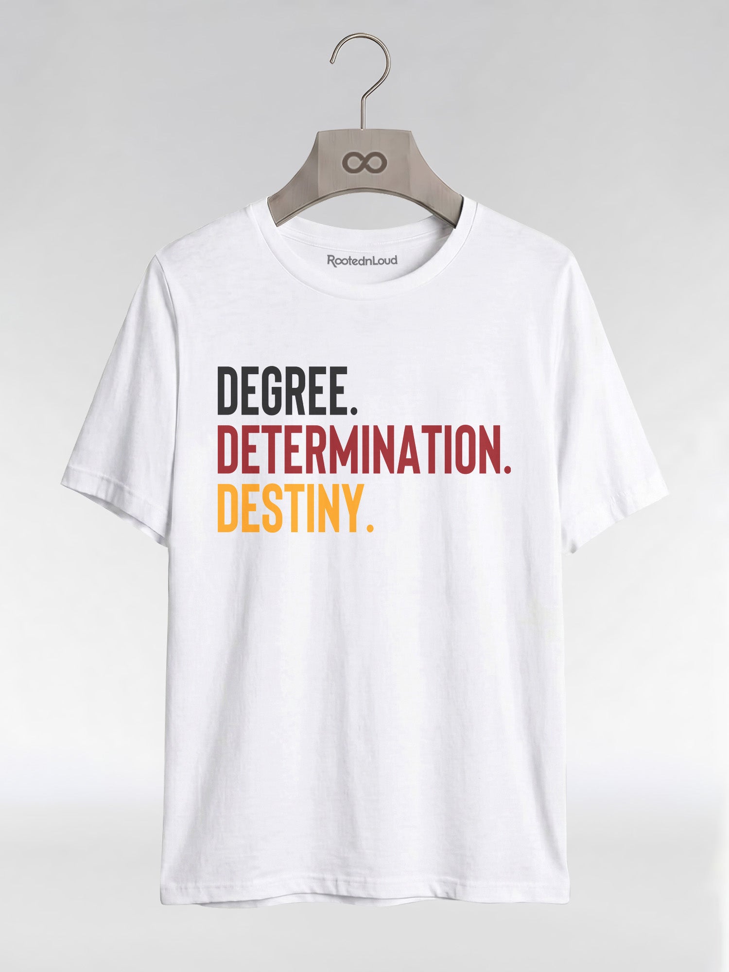 Degree Determination Destiny: Black Excellence Graduation Graphic T-Shirt - RootednLoud