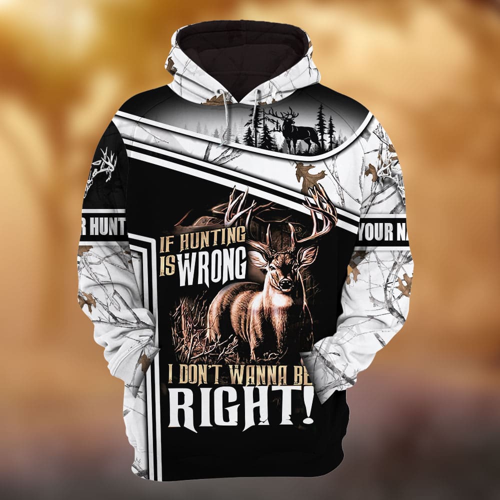 frenzidea Really Like Hunting - Deer Hunting 3D Hoodie (3 Colors)