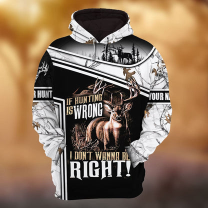 frenzidea Really Like Hunting - Deer Hunting 3D Hoodie (3 Colors)